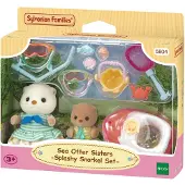Sylvanian Families - Sea Sœurs Loutres Splashy Masque et Tuba - - - UneTaille - Figurine de Jeu