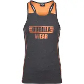 Gorilla wear T-Shirt 'Wallace' gris foncé / orange