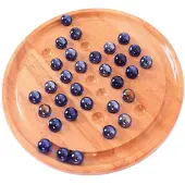 Bigjigs Jeu de solitaire en bois Bigjigs