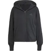 Adidas All Szn French Terry Loose Full Zip Sweatshirt Noir L Femme