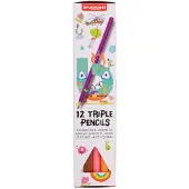 Bruynzeel Dreifach-Buntstifte-Set 12 (12x)