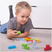 Bigjigs Wooden Block Puzzle Patterns (en anglais)