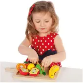 Tidlo - Jeu de fruits en bois à découper, 16dlg.
