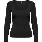 ONLY T-shirt 'ONLEa' noir