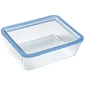 Pyrex Plat à four en verre pur rectangulaire 2,6 litres