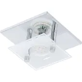 Eglo Lampe de plafond ARBORIO moderne chrome blanc