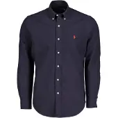 Ralph Lauren pour homme. 710772290002 Chemise Oxford sur mesure marine (M), Casuel, Coton, Manche longue