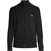 Lacoste Sweat-shirt Zippé Classic Fit Organic Cotton