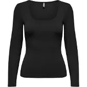 ONLY T-shirt 'ONLEa' noir