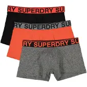 Superdry pour homme. M3110450A Lot de 3 caleçons multicolores (XXL), Homewear, Coton
