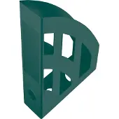 Helit Porte-revues A4-C4 H320xB78xT248 mm cu.vert HELIT (Par 4)