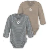 Normani Barboteuse / body 'Kaitaia' gris / taupe / gris fumé