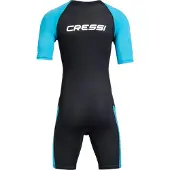 Cressi Tiburon 2 Mm Woman Short Sleeve Shorty Bleu,Noir XL Femme