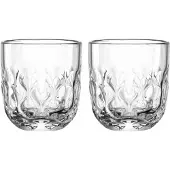 Leonardo Cappuccino Becher Gocce 2 220 ml, 2 Stück, Tasse, Transparent