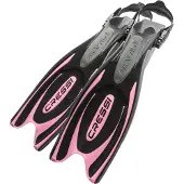 Cressi Frog Plus Diving Fins Noir,Rose EU 36-38