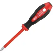 HAUPA Tournevis Croix PH2 1000V 100mm 101944 (évidement transversal)
