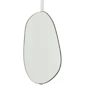 J-Line Miroir mural extrema fer/miroir noir large