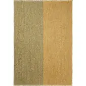 Ferm Living Pila Jeté en lin Khaki|Aged Gold