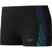 Speedo Plastisol Placement Swimming Boxer Noir 11-12 Years Garçon