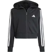 Adidas Veste de survêtement 'Essentials' noir / blanc