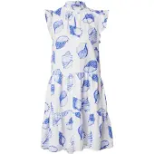 ONLY Robe 'ONLVera' bleu roi / blanc