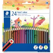 Staedtler 185 C24 Noris Crayon de couleur - Couleurs assorties