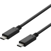 Deltaco Câble USB 2.0, type C - type C, 3m, noir