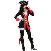 Atosa Costume De Femme Pirate