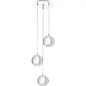 Eglo 95913 Conessa LED Lampe à suspendre 3x4W Acier Chrome