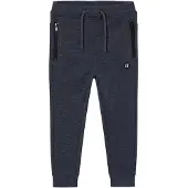 Name It Mini Pantalon 'Vimo' bleu foncé / blanc