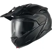 NEXX X.Lifecountry Carbon Zero Pro, casque rabattable ,Noir Mat ,S