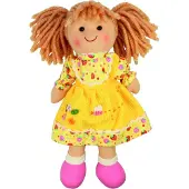 Bigjigs Toys Soft Teddy Doll Daisy - 28 cm