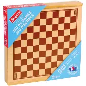 Jeujura Jeu de table Checkers and Chess Box