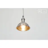 PIB Petite lampe industrielle suspendue argentée