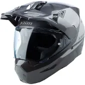 KLIM X1 Alpha, casque d aventure ,Gris Foncé/Argent ,L