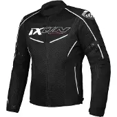 Ixon Flicker Noir Blanc Blouson Moto Textile Taille XL