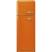 Smeg 50s Style Fab30l Combi Fridge Orange 294L / EU Plug 220V