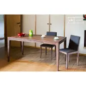PIB Table scandinave en noyer Hemët
