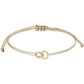 Elli Bracelet 'Geo' beige / or