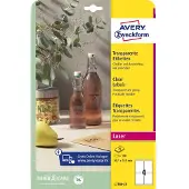 Avery Zweckform Étiquettes transparentes
