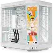 HYTE Y70 Touch Infinite Tempered Glass Pc Tower Case Blanc