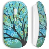 MANIACASE Souris Sans Fil Arbre paint