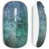 MANIACASE Souris - - Galaxy - Sans Fil - Clé USB Wifi - Compatible Mac et PC