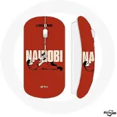 MANIACASE Souris sans fil - - Nairobi - Rouge - Clé USB wifi - Compatible Mac et PC