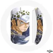 MANIACASE Souris Sans Fil - - Trafalgar Law - Compatible Mac et PC - Clé USB WiFi - Blanc