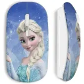 MANIACASE Souris Sans Fil - - Elsa Frozen Queen - USB Wifi - Compatible Mac et PC - Multicolore