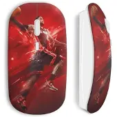 MANIACASE Souris sans fil lebron james basketball red art