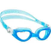 Cressi swim right lunettes de natation silicone verre bleu clair