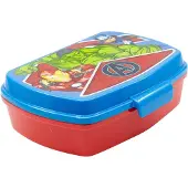 Stor Boîte À Sandwich - - Avengers Heraldic Army - Rouge - Rectangulaire - 17x14x6 Cm