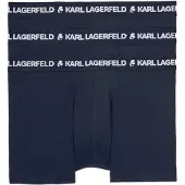 Karl Lagerfeld Boxers bleu marine / blanc